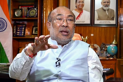 Manipur CM's interview with PTI